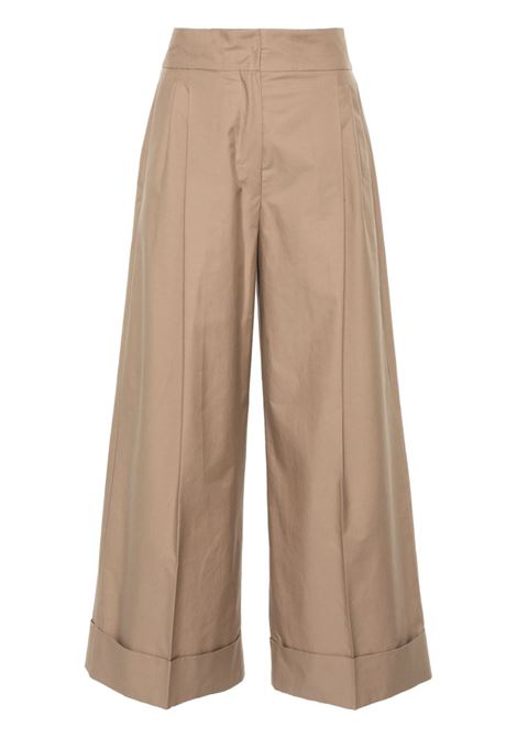 Beige Abba wide-leg trousers - women 'S MAXMARA | 2419131183600001